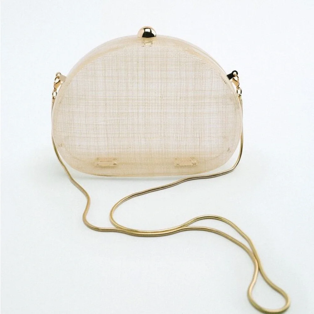 LAST 1!🔥ZARA TRANSPARENT BOX BAG_6